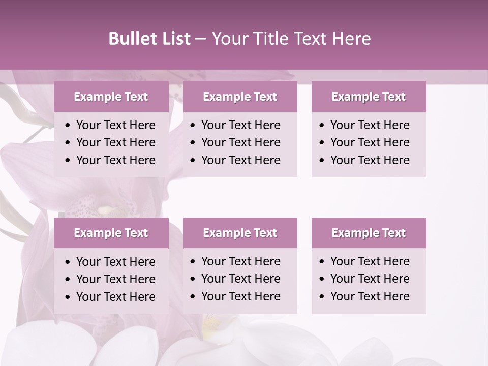 Beautiful Flowers Hd PowerPoint Template