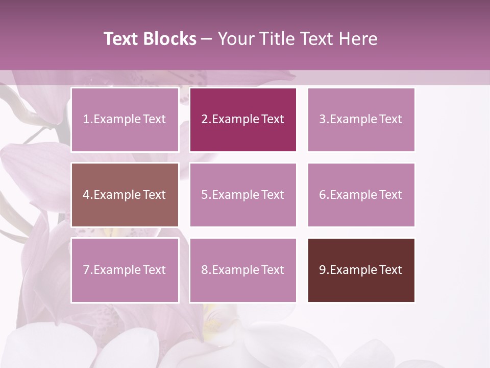 Beautiful Flowers Hd PowerPoint Template