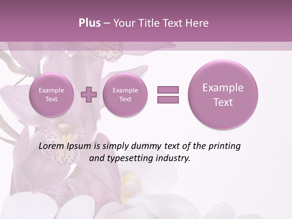 Beautiful Flowers Hd PowerPoint Template