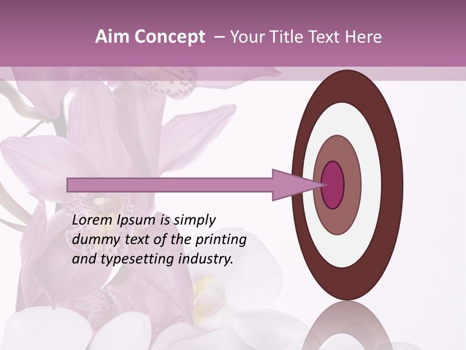 Beautiful Flowers Hd PowerPoint Template