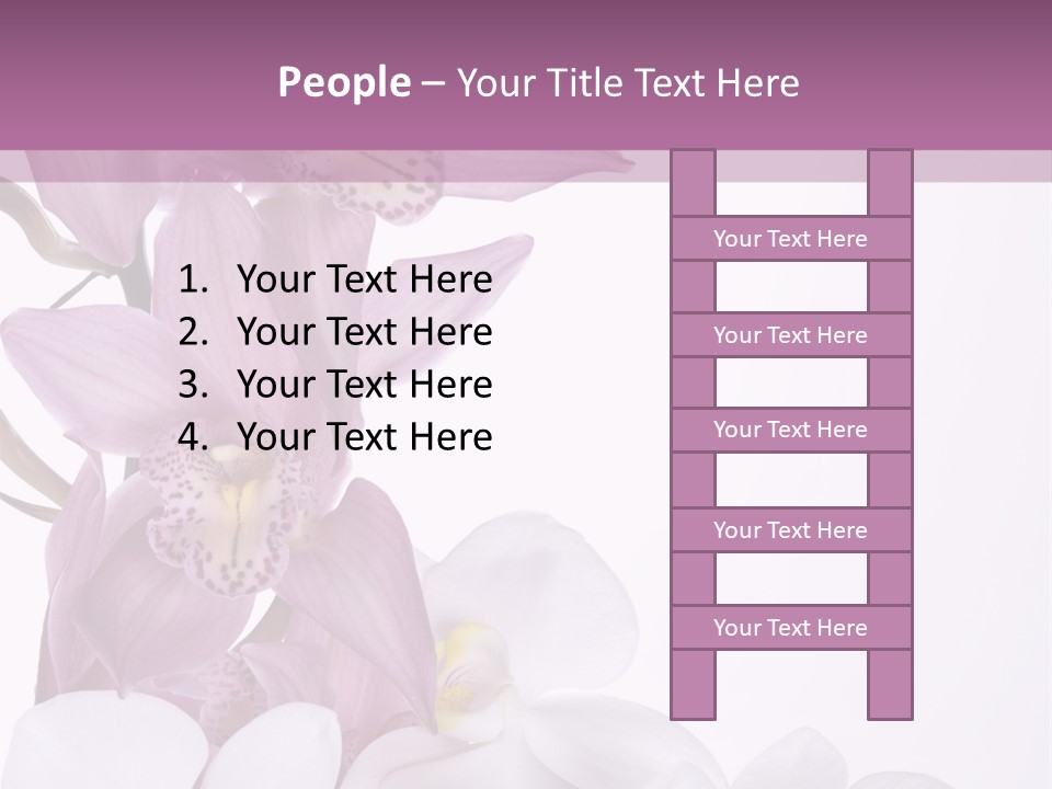 Beautiful Flowers Hd PowerPoint Template