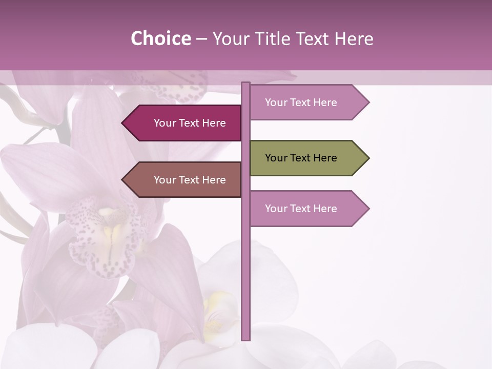 Beautiful Flowers Hd PowerPoint Template