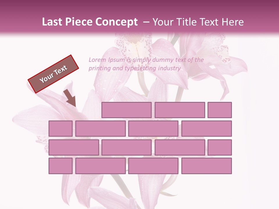 Photography Floral Object PowerPoint Template