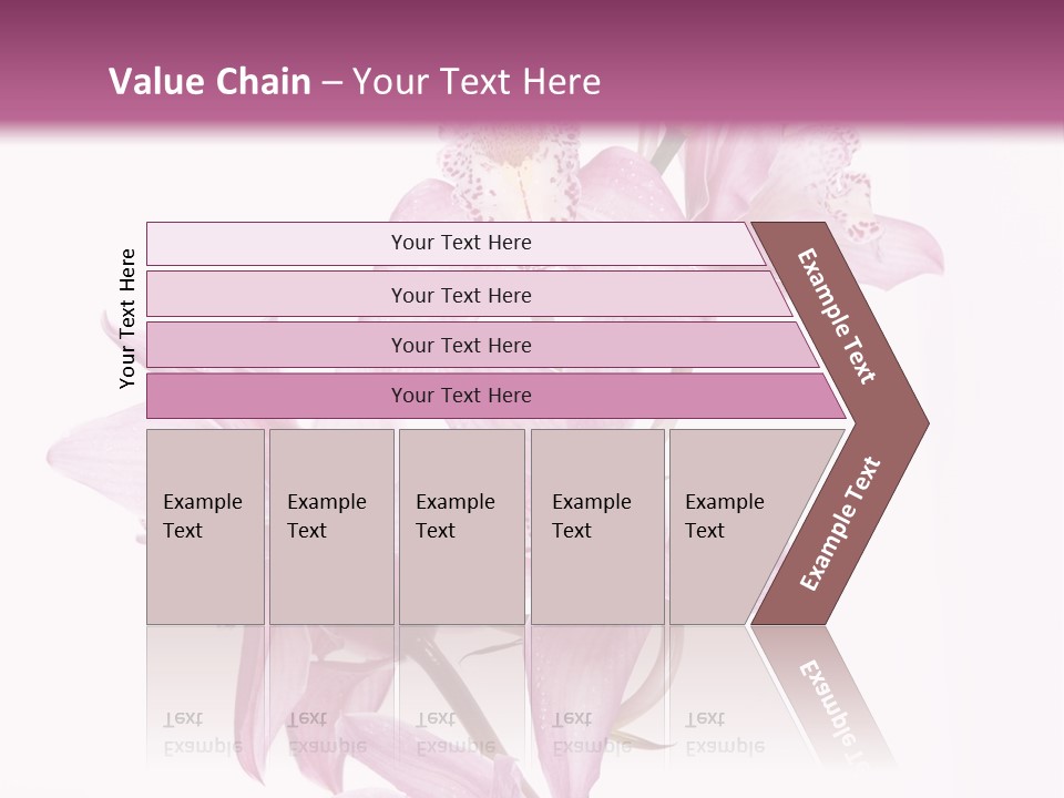 Photography Floral Object PowerPoint Template