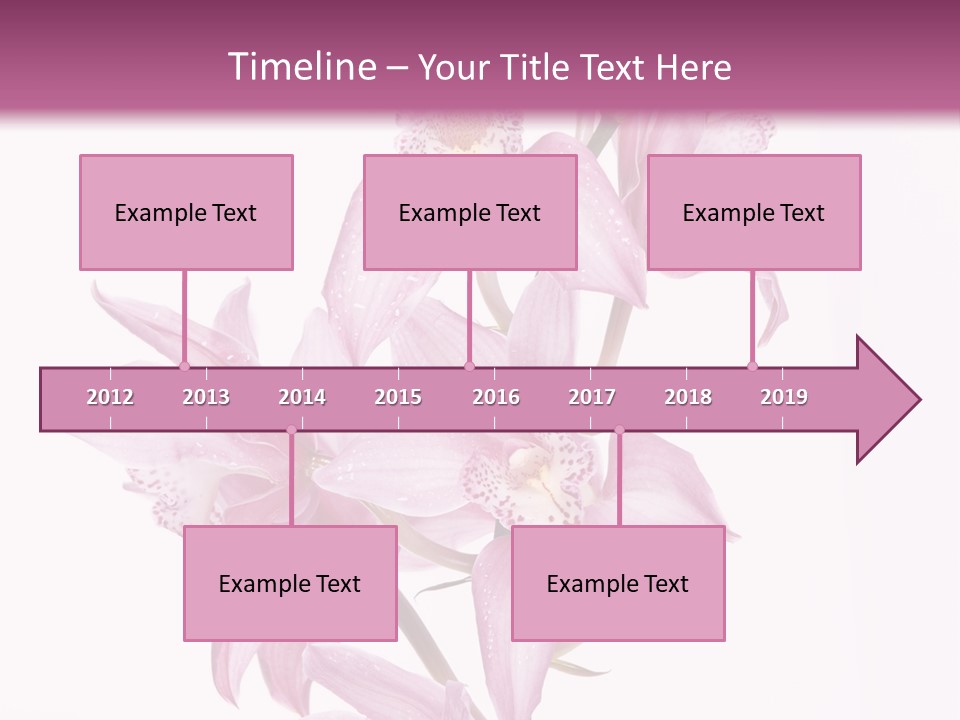 Photography Floral Object PowerPoint Template