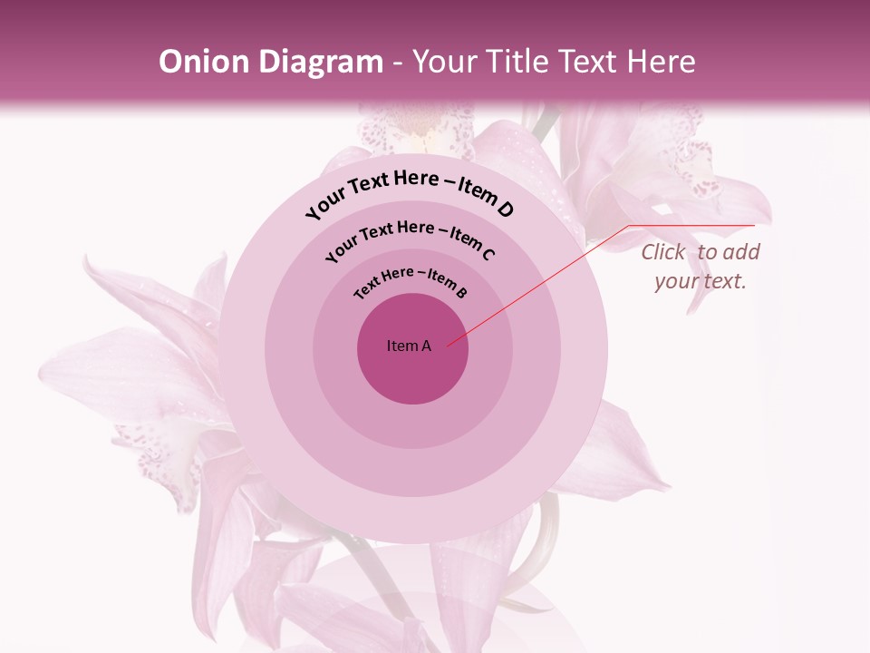 Photography Floral Object PowerPoint Template