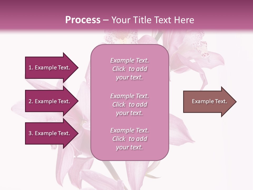 Photography Floral Object PowerPoint Template