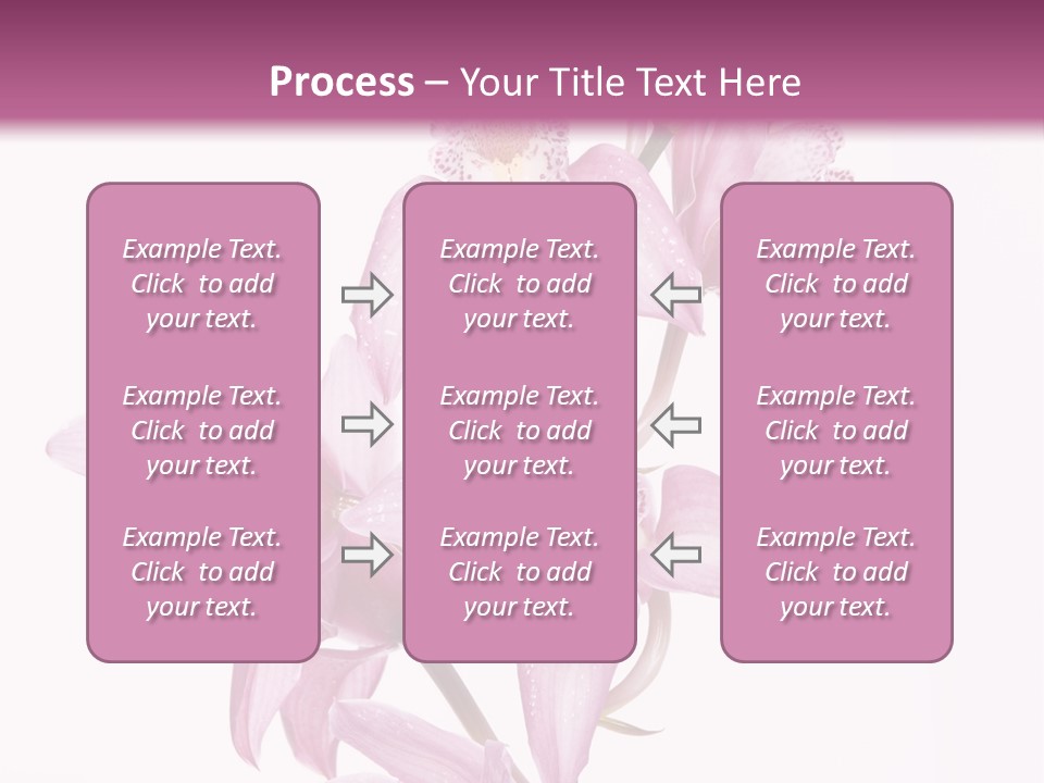 Photography Floral Object PowerPoint Template