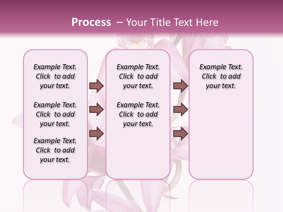 Photography Floral Object PowerPoint Template