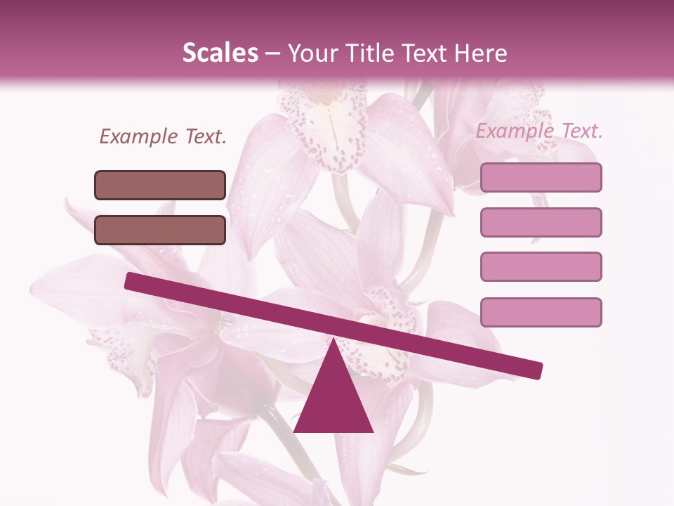 Photography Floral Object PowerPoint Template