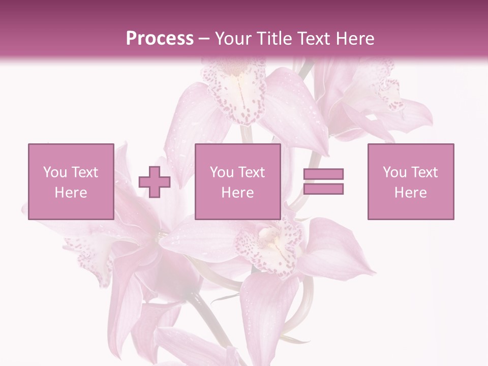 Photography Floral Object PowerPoint Template