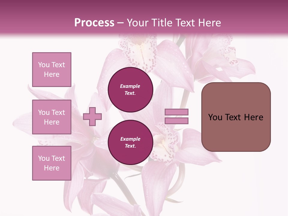Photography Floral Object PowerPoint Template