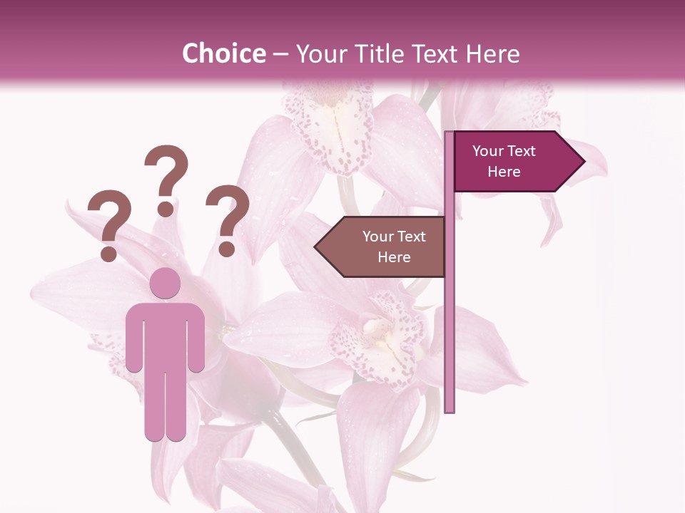 Photography Floral Object PowerPoint Template