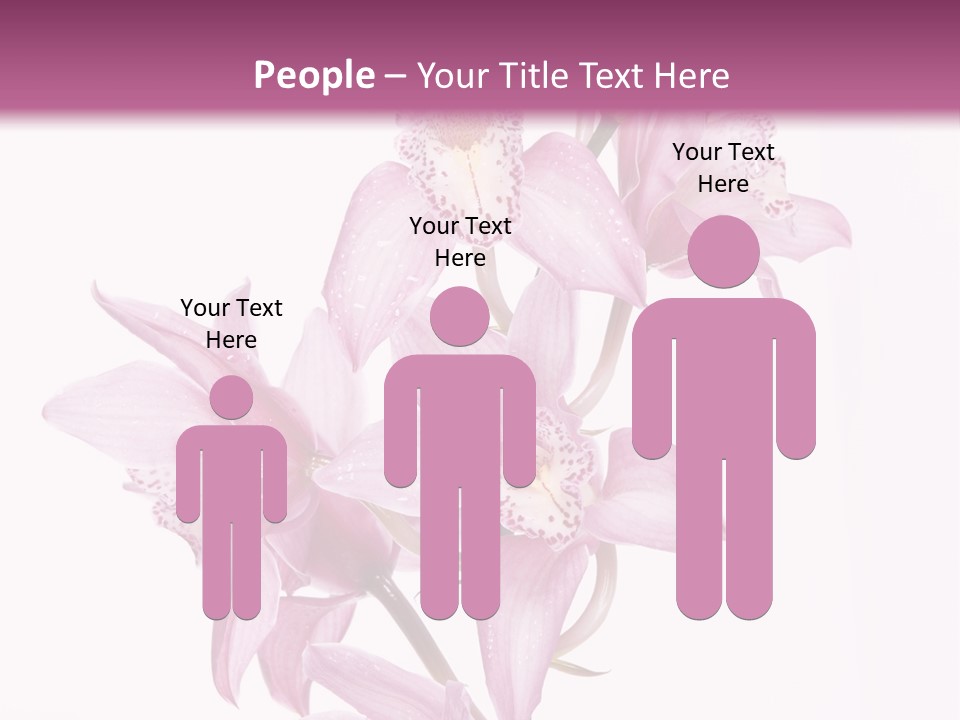 Photography Floral Object PowerPoint Template