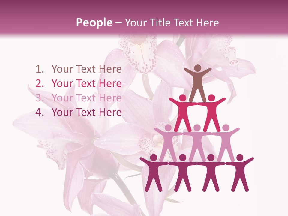Photography Floral Object PowerPoint Template