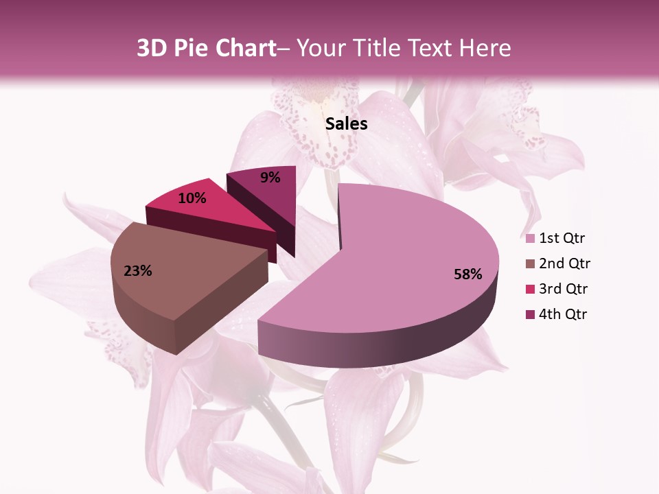 Photography Floral Object PowerPoint Template