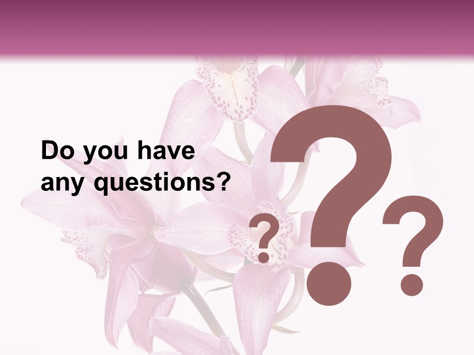 Photography Floral Object PowerPoint Template