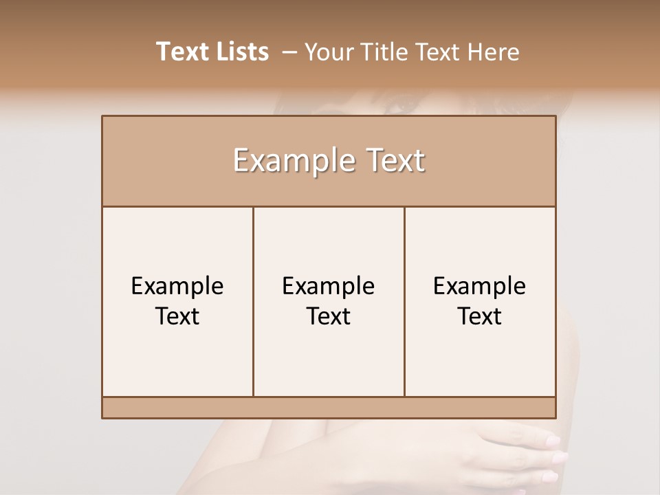 Photography Erotic Human PowerPoint Template