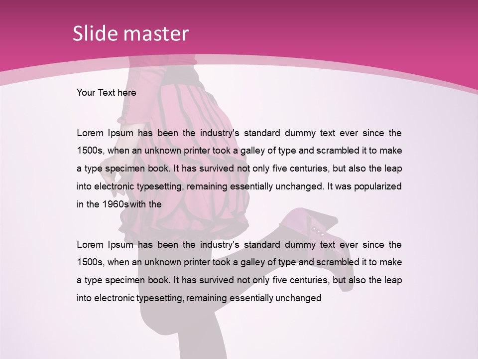 Bright Studio Girl PowerPoint Template