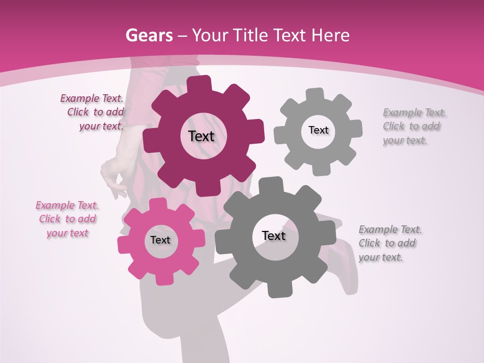 Bright Studio Girl PowerPoint Template