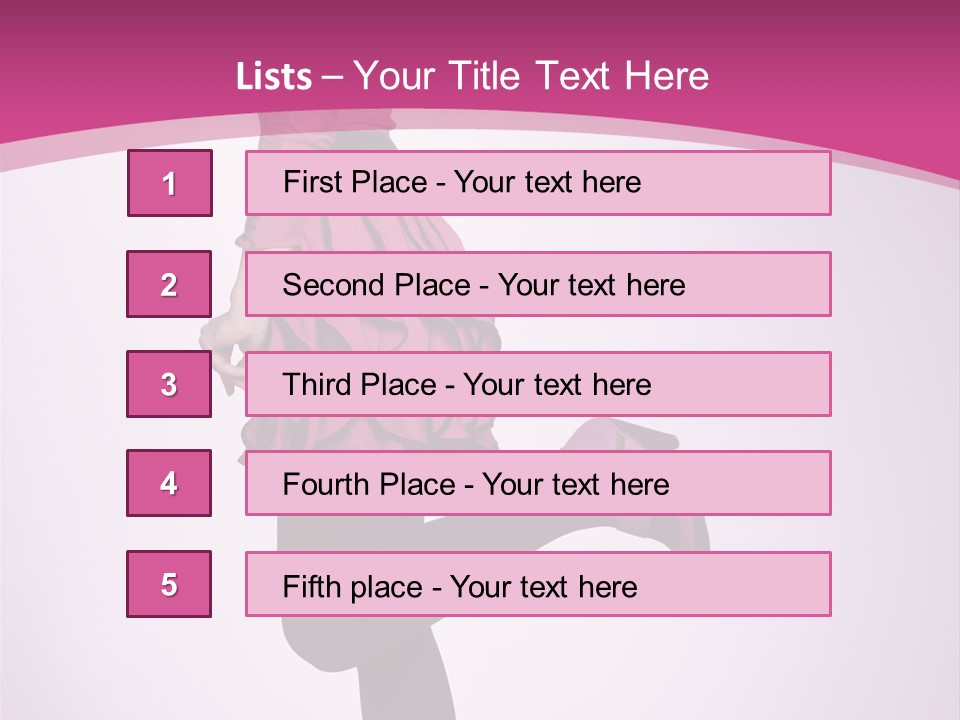 Bright Studio Girl PowerPoint Template