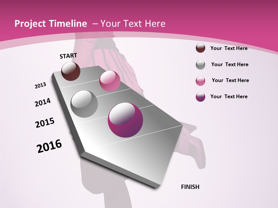 Bright Studio Girl PowerPoint Template