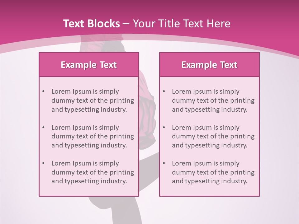 Bright Studio Girl PowerPoint Template