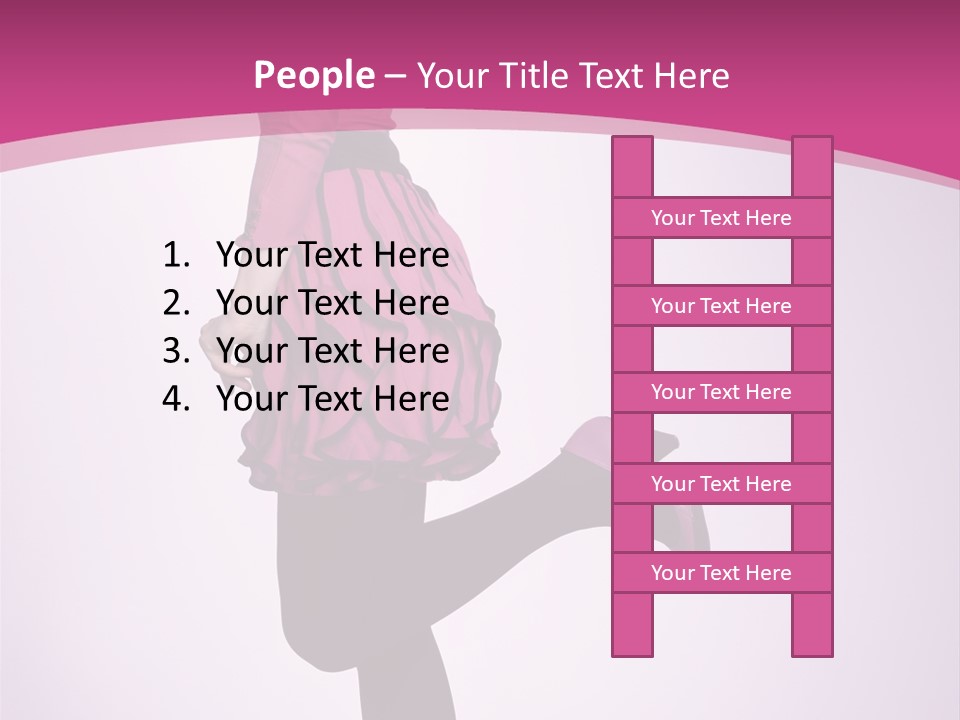 Bright Studio Girl PowerPoint Template