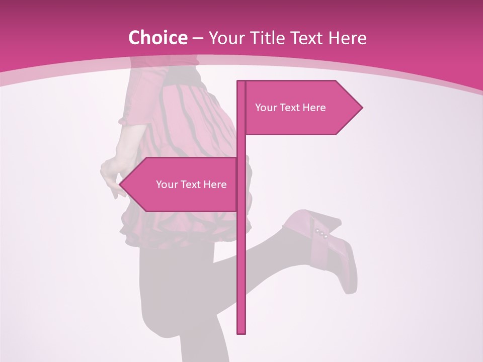 Bright Studio Girl PowerPoint Template