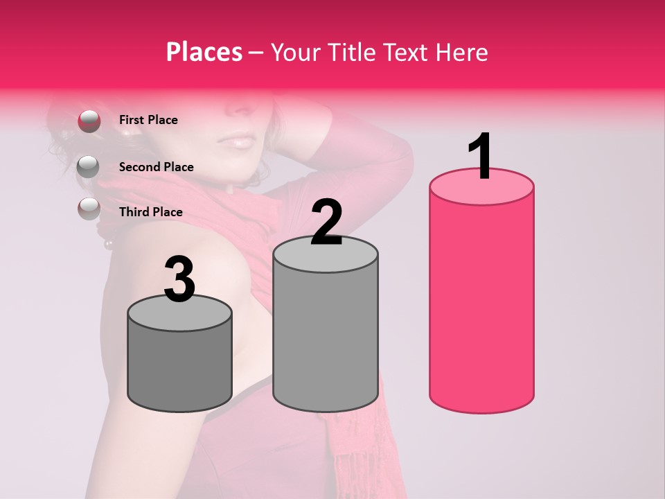 Person Female Bright PowerPoint Template