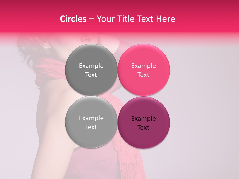 Person Female Bright PowerPoint Template