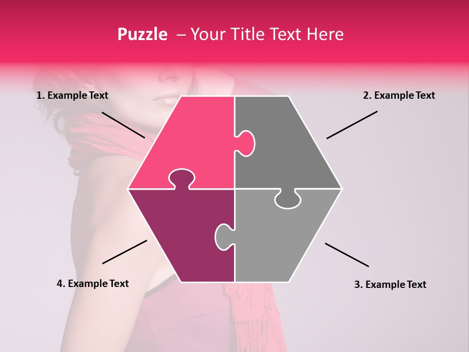 Person Female Bright PowerPoint Template