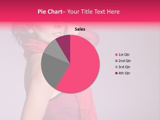 Person Female Bright PowerPoint Template