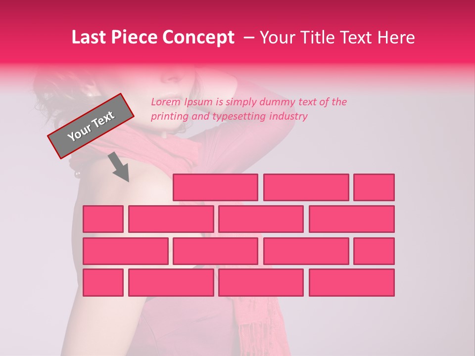 Person Female Bright PowerPoint Template