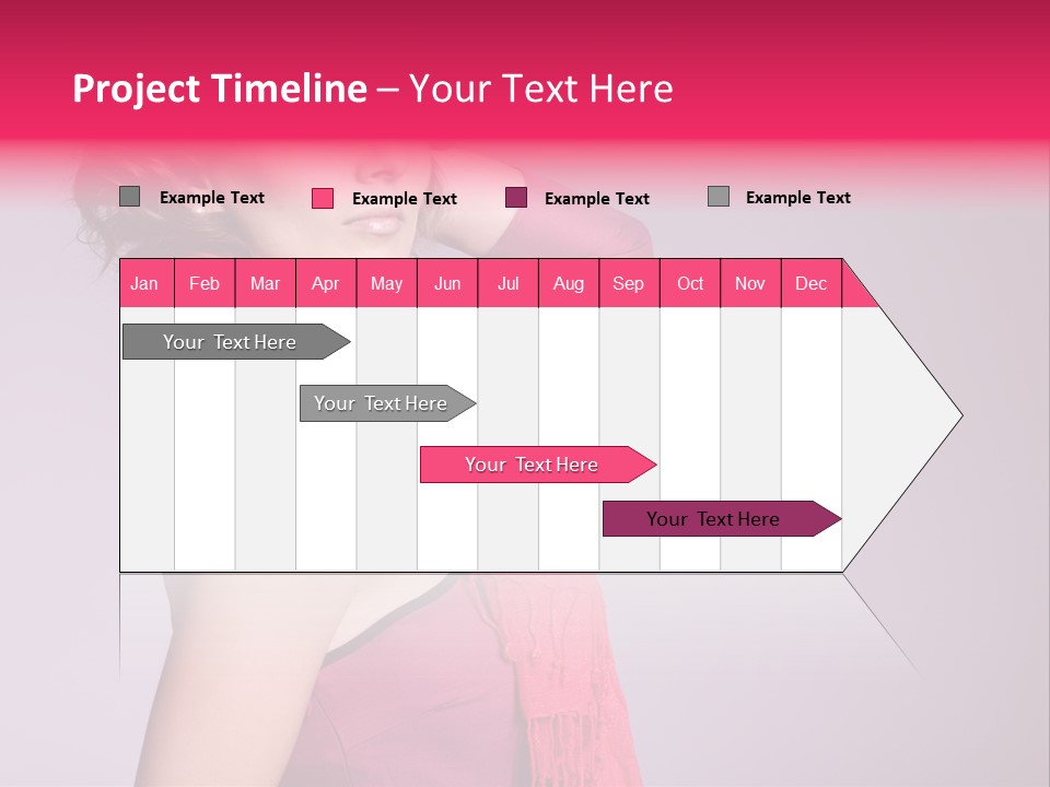 Person Female Bright PowerPoint Template