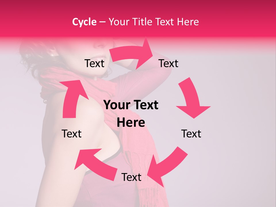 Person Female Bright PowerPoint Template