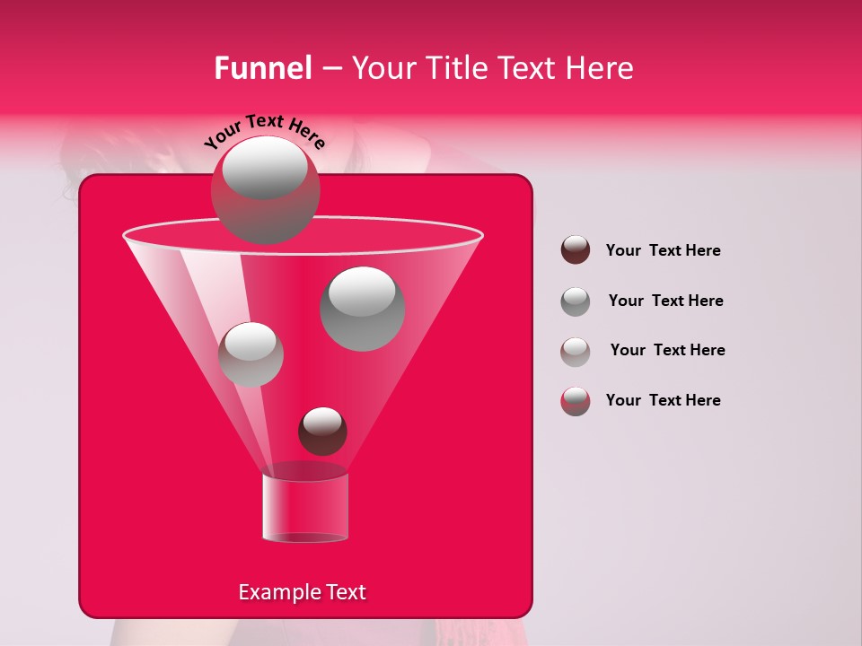 Person Female Bright PowerPoint Template