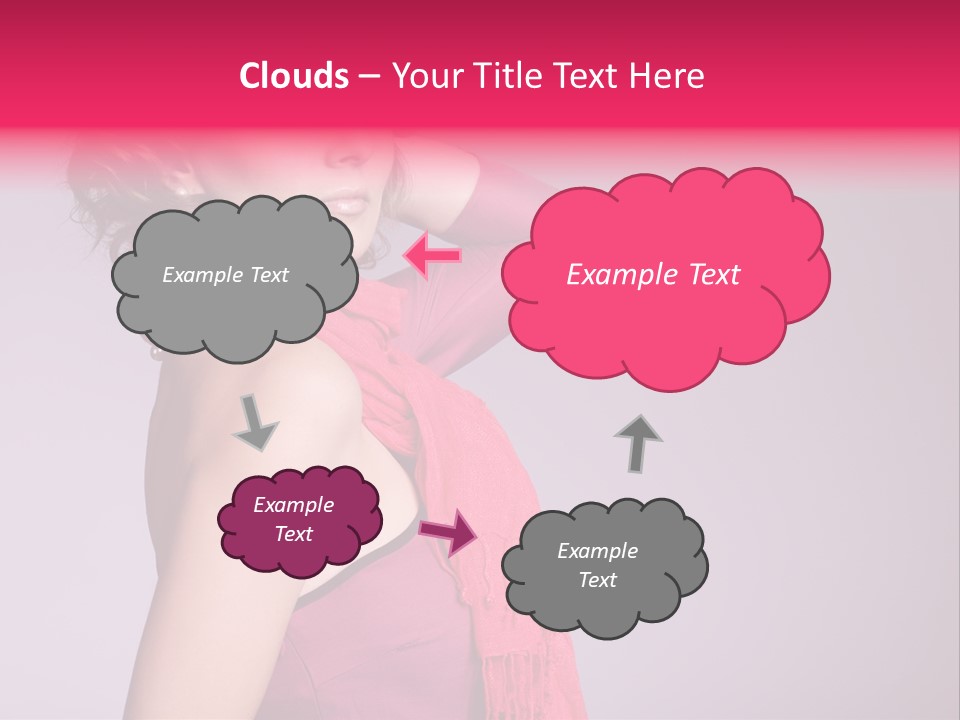 Person Female Bright PowerPoint Template