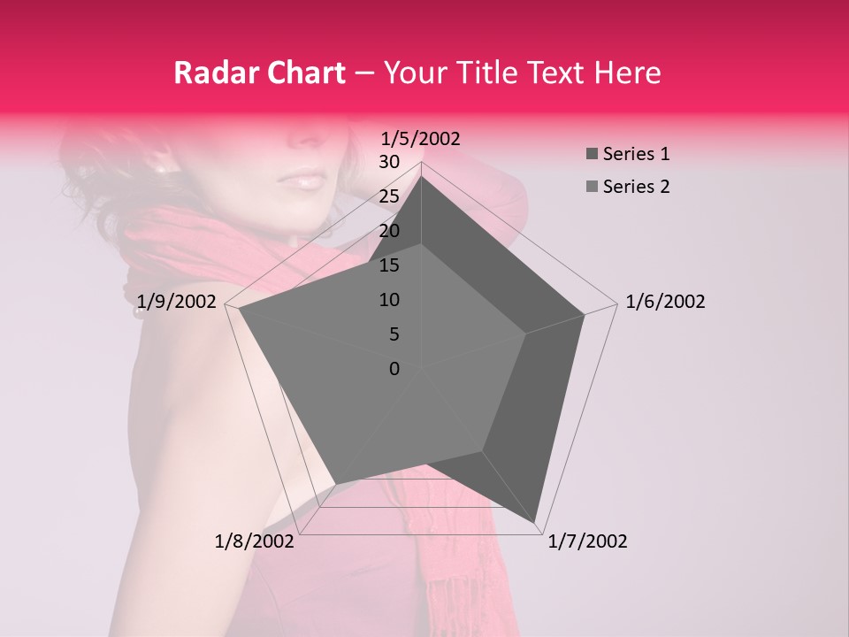 Person Female Bright PowerPoint Template