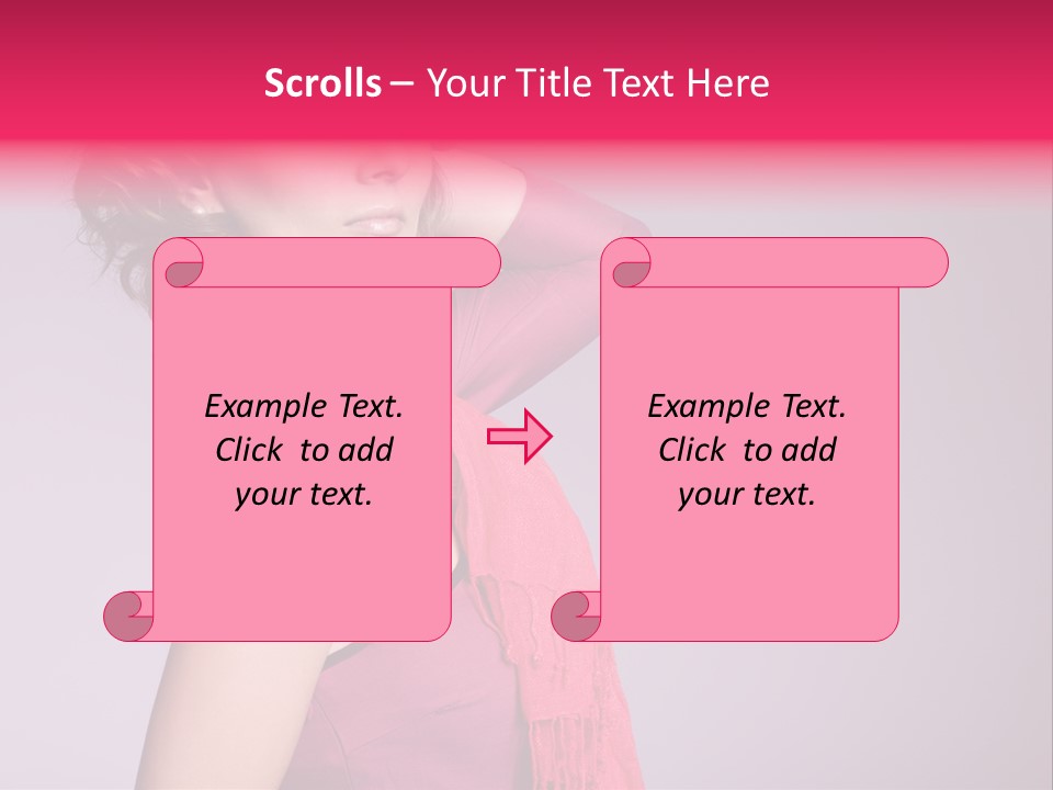 Person Female Bright PowerPoint Template