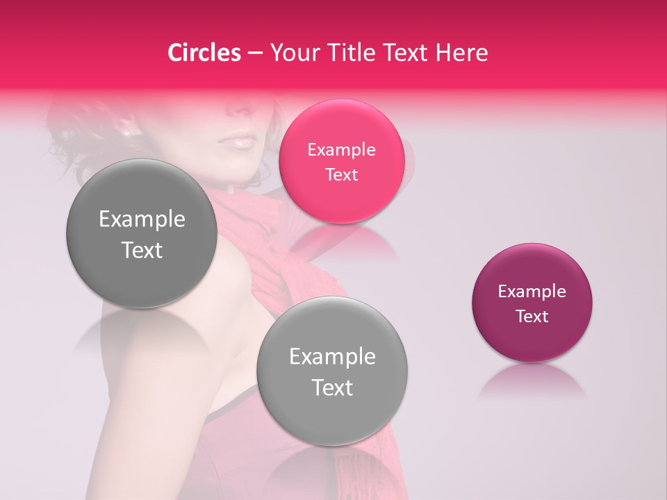 Person Female Bright PowerPoint Template