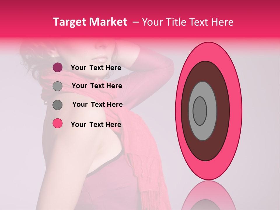 Person Female Bright PowerPoint Template