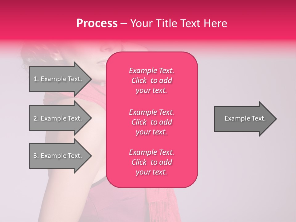 Person Female Bright PowerPoint Template
