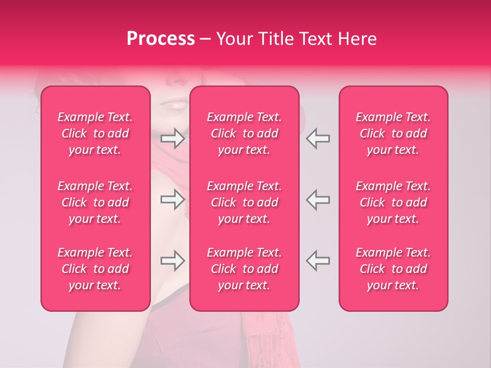 Person Female Bright PowerPoint Template