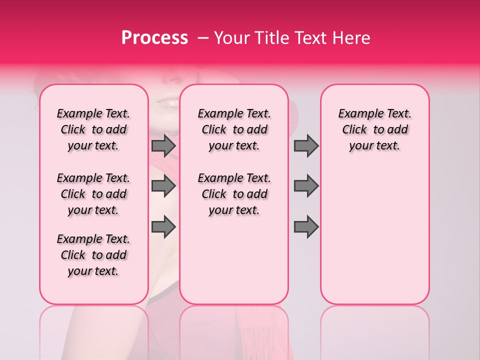 Person Female Bright PowerPoint Template
