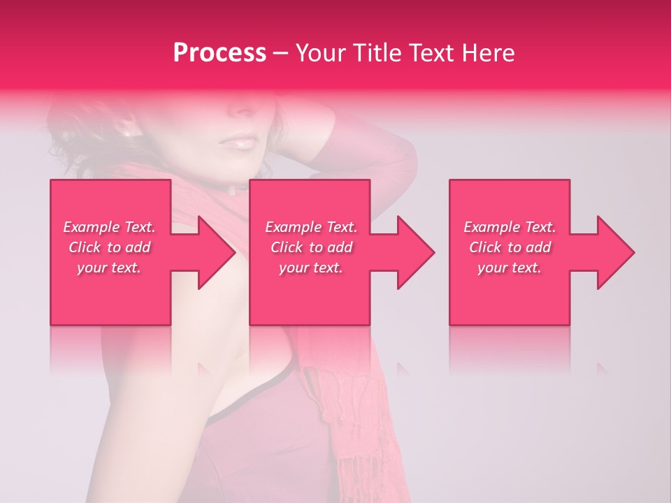 Person Female Bright PowerPoint Template