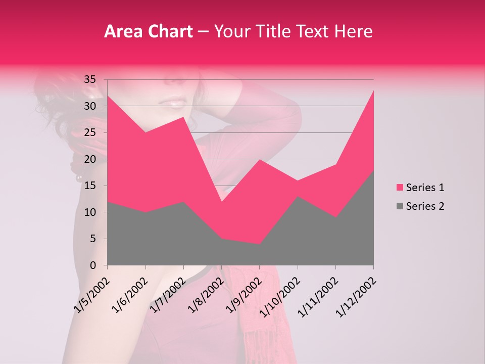 Person Female Bright PowerPoint Template