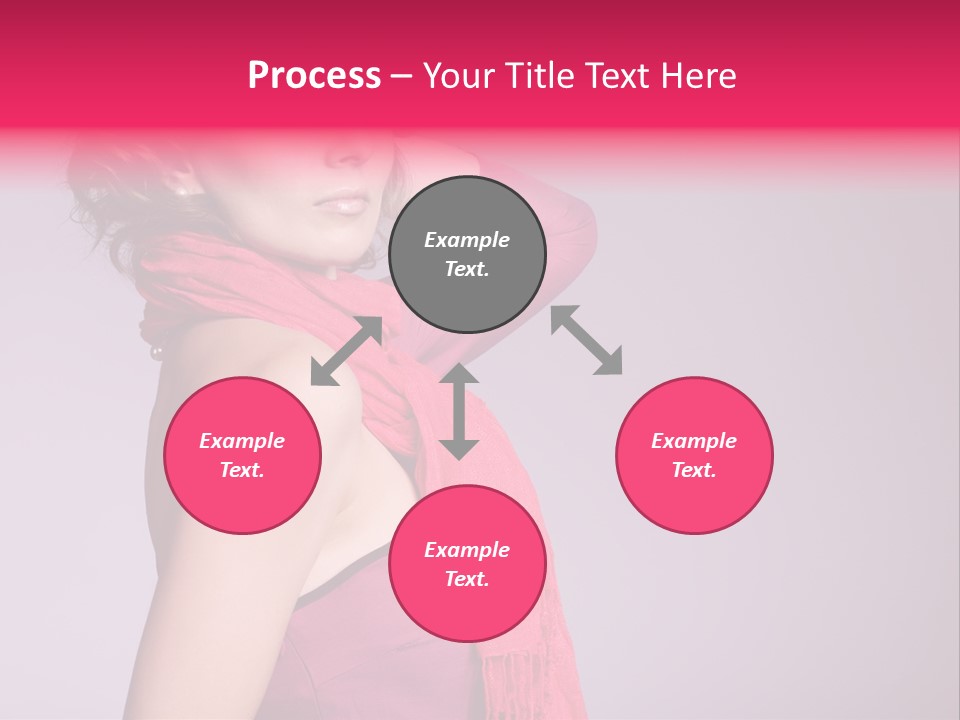 Person Female Bright PowerPoint Template