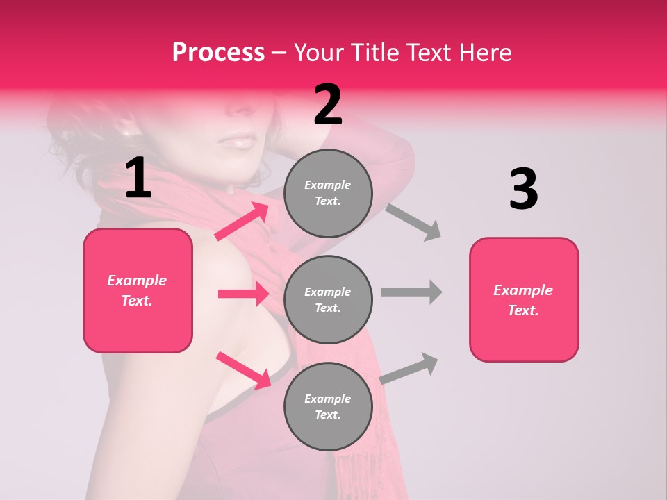 Person Female Bright PowerPoint Template