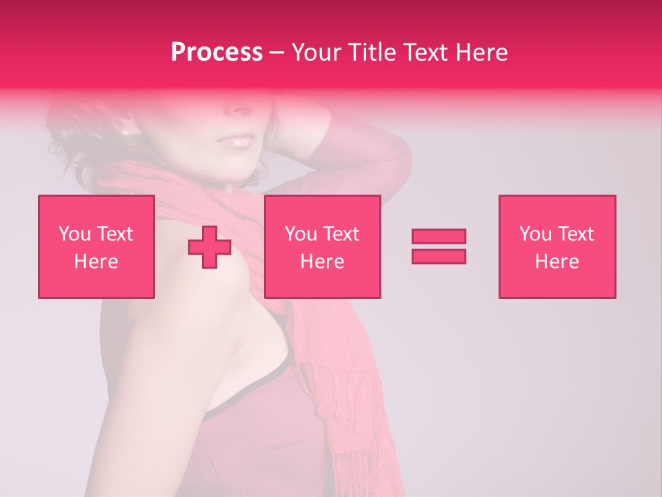 Person Female Bright PowerPoint Template
